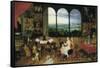 Hearing-Jan Brueghel the Elder-Framed Stretched Canvas