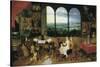 Hearing-Jan Brueghel the Elder-Stretched Canvas