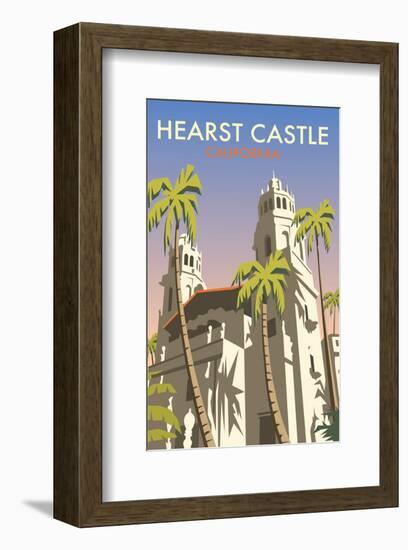 Hearst Castle, California - Dave Thompson Contemporary Travel Print-Dave Thompson-Framed Giclee Print