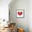 Heart And ECG-Cristina-Framed Stretched Canvas displayed on a wall