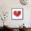 Heart And ECG-Cristina-Framed Stretched Canvas displayed on a wall