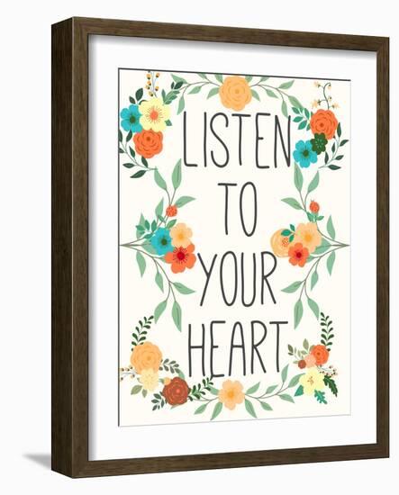 Heart and Love II-SD Graphics Studio-Framed Art Print