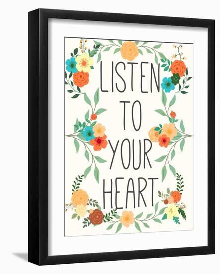 Heart and Love II-SD Graphics Studio-Framed Art Print