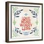 Heart and Mind II Love More Bright-Gia Graham-Framed Art Print