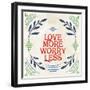 Heart and Mind II Love More Bright-Gia Graham-Framed Art Print