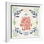 Heart and Mind II Love More Bright-Gia Graham-Framed Art Print