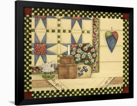 Heart and Quilt-Debbie McMaster-Framed Giclee Print