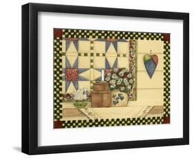Heart and Quilt-Debbie McMaster-Framed Premium Giclee Print