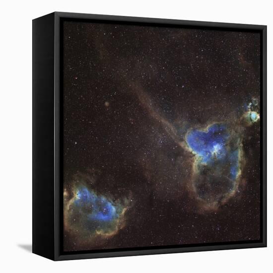 Heart and Soul Nebula-Stocktrek Images-Framed Stretched Canvas