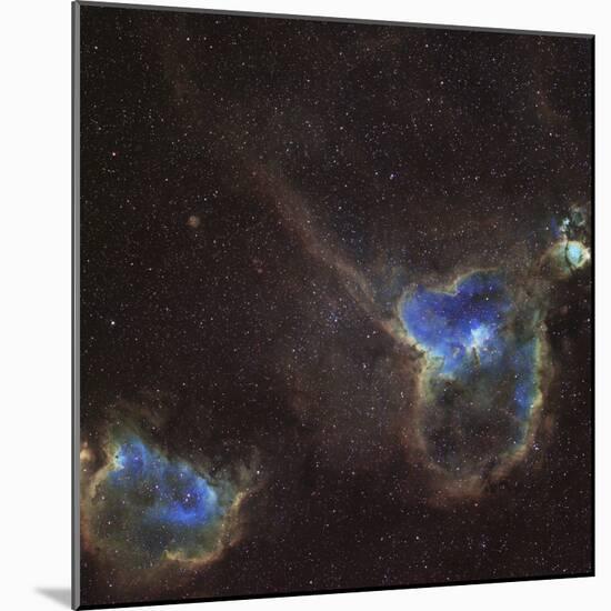 Heart and Soul Nebula-Stocktrek Images-Mounted Photographic Print