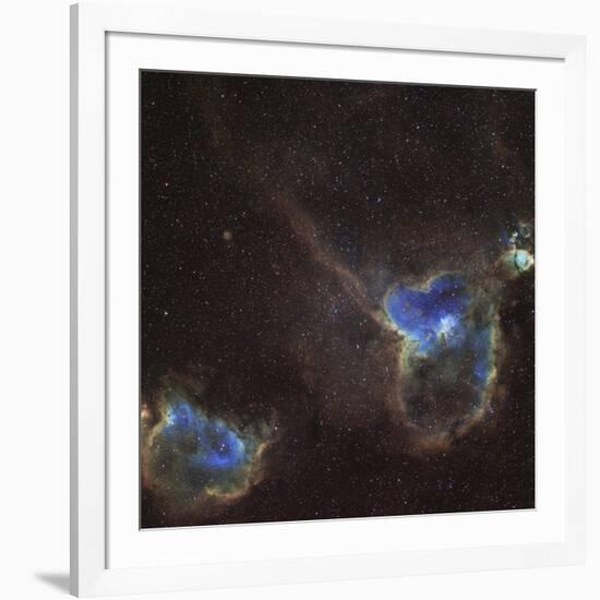 Heart and Soul Nebula-Stocktrek Images-Framed Photographic Print