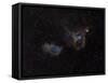 Heart and Soul Nebulae-Stocktrek Images-Framed Stretched Canvas