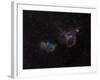 Heart and Soul Nebulae-Stocktrek Images-Framed Photographic Print