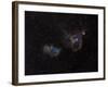 Heart and Soul Nebulae-Stocktrek Images-Framed Photographic Print