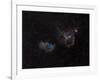 Heart and Soul Nebulae-Stocktrek Images-Framed Photographic Print