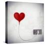 Heart Attached To A Socket-olly2-Stretched Canvas