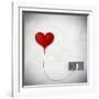 Heart Attached To A Socket-olly2-Framed Art Print