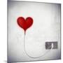 Heart Attached To A Socket-olly2-Mounted Art Print