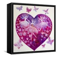 Heart Ballet-Oxana Zaika-Framed Stretched Canvas