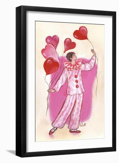 Heart Balloons-Judy Mastrangelo-Framed Giclee Print