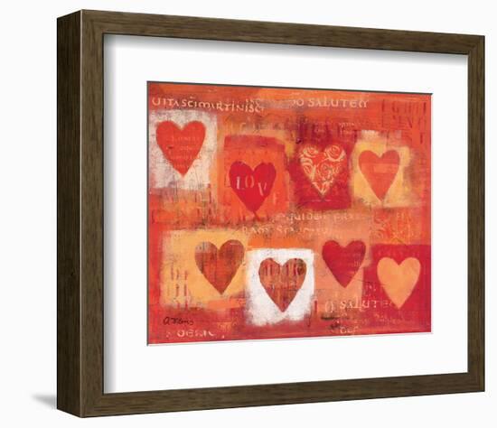 Heart Beat-Anna Flores-Framed Art Print