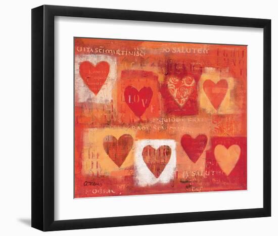 Heart Beat-Anna Flores-Framed Art Print