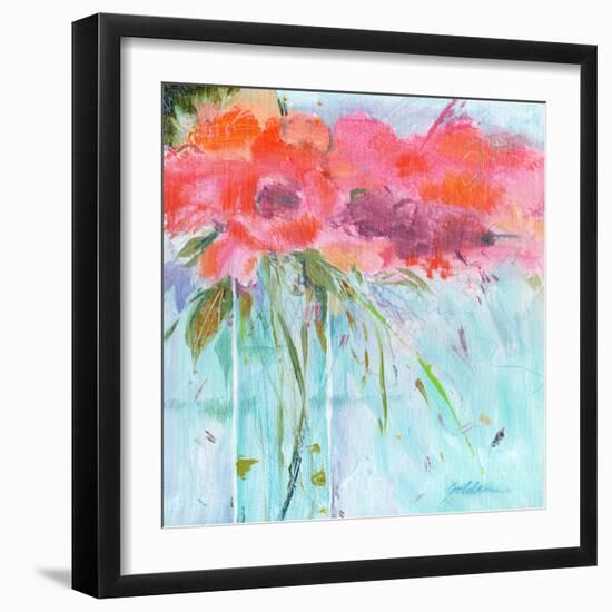 Heart Bouquet Composition-Sheila Golden-Framed Art Print