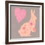 Heart Bunny-Lola Bryant-Framed Art Print