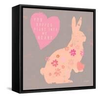 Heart Bunny-Lola Bryant-Framed Stretched Canvas