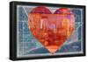 Heart Chicago-null-Framed Poster