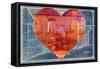 Heart Chicago-null-Framed Stretched Canvas
