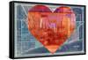 Heart Chicago-null-Framed Stretched Canvas