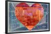 Heart Chicago-null-Framed Poster