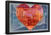 Heart Chicago-null-Framed Poster