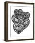 Heart Collage-Laura Miller-Framed Giclee Print