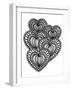 Heart Collage-Laura Miller-Framed Giclee Print