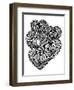 Heart Collage-Laura Miller-Framed Giclee Print