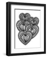 Heart Collage-Laura Miller-Framed Premium Giclee Print