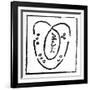Heart Diagram, 16th Century-Science Photo Library-Framed Photographic Print