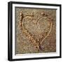 Heart Drawn in Sand-Tom Quartermaine-Framed Giclee Print