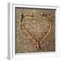 Heart Drawn in Sand-Tom Quartermaine-Framed Giclee Print