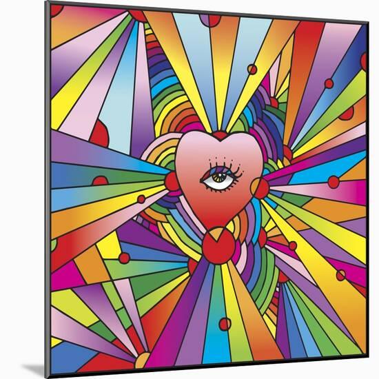 Heart Eye Pop-Howie Green-Mounted Giclee Print