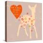 Heart Fawn-Lola Bryant-Stretched Canvas