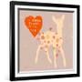 Heart Fawn-Lola Bryant-Framed Art Print