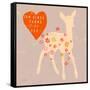 Heart Fawn-Lola Bryant-Framed Stretched Canvas