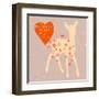 Heart Fawn-Lola Bryant-Framed Art Print