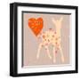 Heart Fawn-Lola Bryant-Framed Art Print