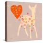 Heart Fawn-Lola Bryant-Stretched Canvas