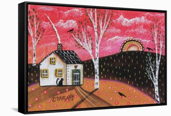 Heart House-Karla Gerard-Framed Stretched Canvas