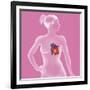 Heart, Illustration-Caroline Arquevaux-Framed Giclee Print